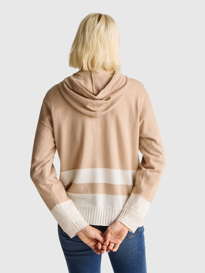 SWEATER W/HOOD Women image number 2